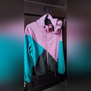 Empyre Women's Multicolor Hooded Windbreaker Jacket